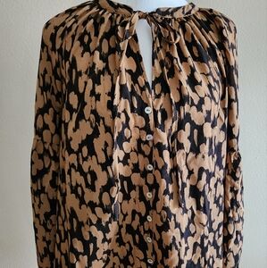 Blu Pepper New Boho bell sleve top